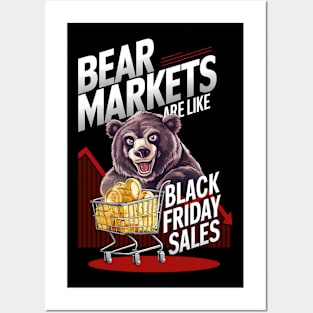 Bear Markets are like Black Friday Sales Posters and Art